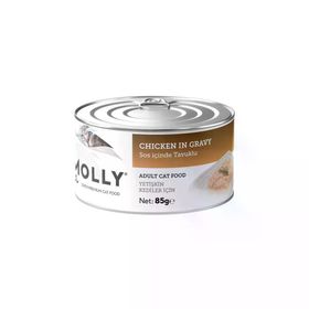 Molly Sos İçinde Tavuklu 85 gr Yetişkin Kedi Konservesi