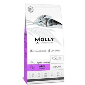 Molly Sterilised Tavuklu Kedi Maması 2 kg