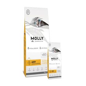 Molly Tavuklu ve Hamsili 15 kg Yetişkin Kedi Maması