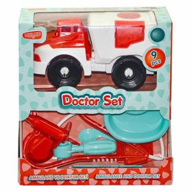 Molmo Oyuncak ML492 Ambulanslı Doktor Oyun Seti
