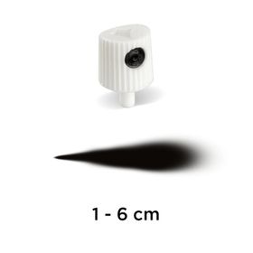 Molotow 1-6 cm Beyaz Siyah Sprey Boya Başlığı