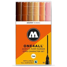 Molotow 127HS One4All 2 mm 6'lı N:200232 Akrilik Marker