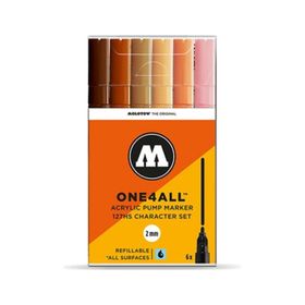 Molotow 127HS One4All 2 mm 6'lı N:200232 Akrilik Marker