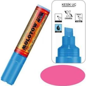 Molotow 216008 One4All 327HS Kesik Uç Marker 4-8 mm N:200 Neon Pink Çizim Kalemi