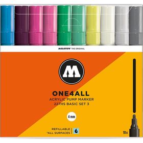 Molotow 227HS 3 4 mm 10'lu Basic Set