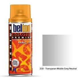 Molotow 250 400 ml Transparan Middle Grey Neutral Sprey Boya