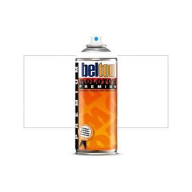 Molotow Belton Premium 400 ml Transparent Signal White 251 Sprey Boya
