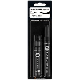 Molotow Blackliner Brush Marker + 30 ml Refill