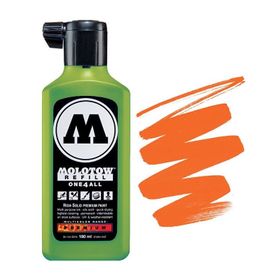 Molotow N:218 Refill 180 ml Neon Orange Fluorescent Boya