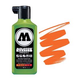 Molotow N:218 Refill 180 ml Neon Orange Fluorescent Boya
