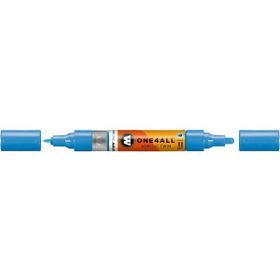 Molotow One 4 All 1.5-4 mm Shock Blue 230 Akrilik Çift Uçlu Marker Kalem