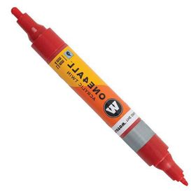 Molotow One 4 All Çift Taraflı 1,5-4 mm No:013 Traffic Red Akrilik Marker Kalem