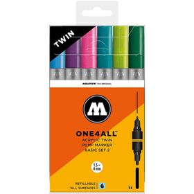 Molotow One4 All Set 2 Çift Taraflı Akrilik Kalem Seti