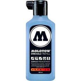 Molotow One4All 180 ml Keramic Blue Light 202 Akrilik Refill
