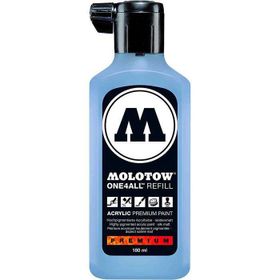 Molotow One4All 180 ml Keramic Blue Light 202 Akrilik Refill