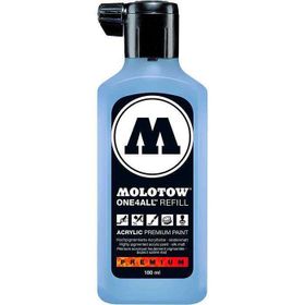 Molotow One4All 180 ml Keramic Blue Light 202 Akrilik Refill