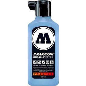 Molotow One4All 180 ml Keramic Blue Light 202 Akrilik Refill