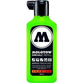 Molotow One4All 180 ml Neon Green Fluorescent 219 Akrilik Refill