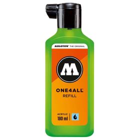 Molotow One4All 180 ml Neon Green Fluorescent 219 Akrilik Refill