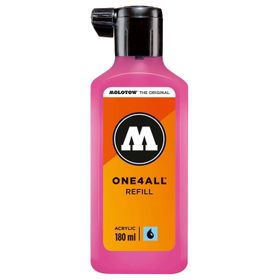 Molotow One4All 180 ml Neon Pink Fluorescent 217 Akrilik Refill