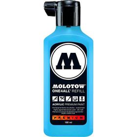 Molotow One4All 180 ml Shock Blue Middle 161 Akrilik Refill