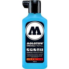 Molotow One4All 180 ml Shock Blue Middle 161 Akrilik Refill