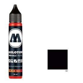 Molotow Refill 30 ml No:180 Signal Black Akrilik Mürekkebi