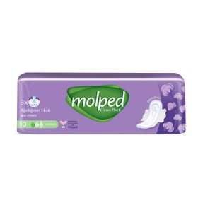 Molped 10lu Hijyenik Kadın Normal Kalın Ped