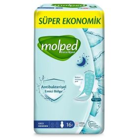 Molped 16'lı Extra Hijyen Gece Süper Ekonomik Ped