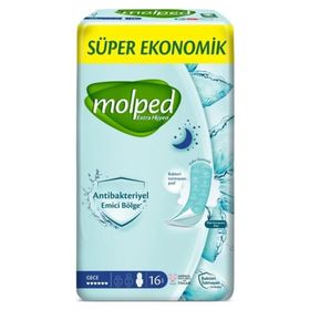 Molped 16'lı Extra Hijyen Gece Süper Ekonomik Ped