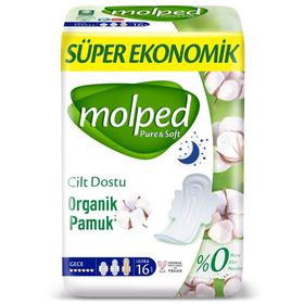 Molped 16'lı Pure & Soft Süper Eko Gece Pedi