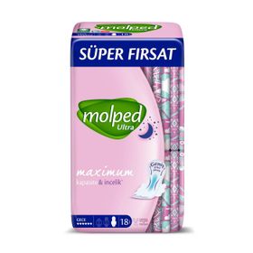 Molped 16'lı Ultra Kuruluk Süper Ekonomik Gece Hijyenik Ped