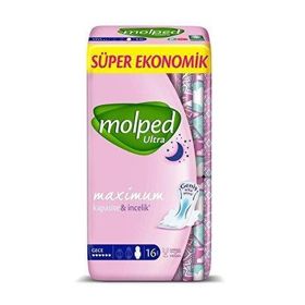 Molped 16'lı Ultra Kuruluk Süper Ekonomik Gece Hijyenik Ped