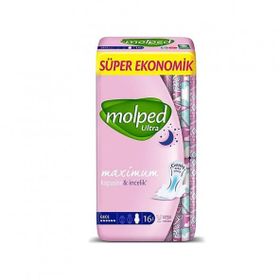 Molped 16'lı Ultra Kuruluk Süper Ekonomik Gece Hijyenik Ped