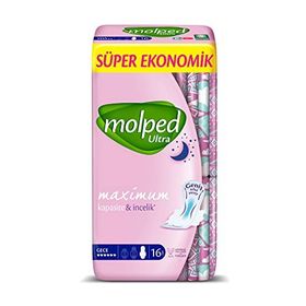 Molped 16'lı Ultra Kuruluk Süper Ekonomik Gece Hijyenik Ped