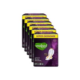 Molped 16x6'lı Gece Supernight Hijyenik Ped