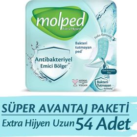Molped 3x18 Adet Extra Hijyen Uzun Süper Ekonomik Ped