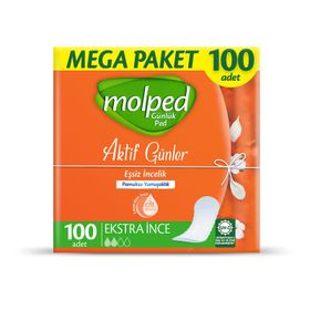 Molped Aktif Günler 100 Adet Günlük Ped