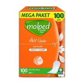 Molped Aktif Günler 100x2 Adet Günlük Ped