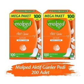 Molped Aktif Günler 200 Adet Günlük Ped