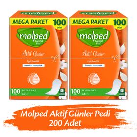 Molped Aktif Günler 200 Adet Günlük Ped