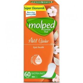 Molped Aktif Günler 6x60 Adet Günlük Ped