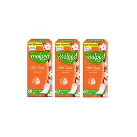 Molped Aktif İnce Ekstra 3x60 Adet Günlük Ped