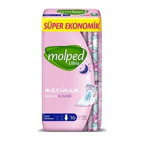 Molped Anatomik Gece 16 Adet Ped