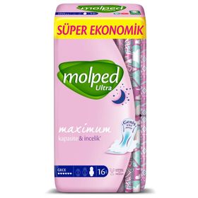 Molped Anatomik Gece 16 Adet Ped