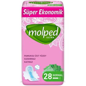 Molped Anatomik Ultra Kuruluk Normal 28'li Süper Ekonomik Ped