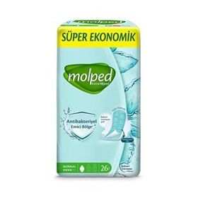 Molped Antibakteriyel Normal 26'lı Hijyenik Ped