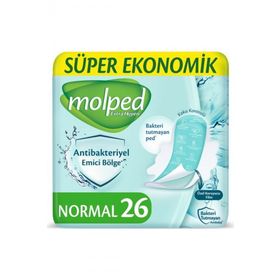 Molped Antibakteriyel Normal 26'lı Hijyenik Ped