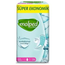 Molped Antibakteriyel Uzun 20'li Hijyenik Ped