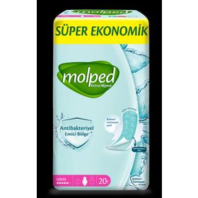 Molped Antibakteriyel Uzun 20'li Hijyenik Ped